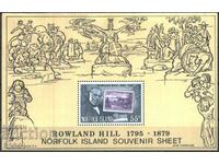 Чист  блок Сър Роуланд Хил 1979 от Норфолк