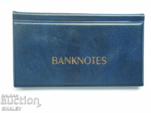 Pocket album for banknotes up to 174 x 92 mm in size - 20 sheets. - 5 Pocket album for banknotes up to 174 x 92 mm in size - 20 sheets. - 5