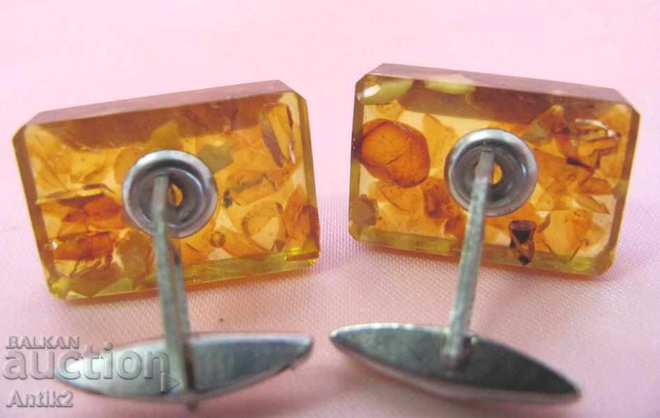 Old 2 Sets Men's Buttons and Tie Needle - 6