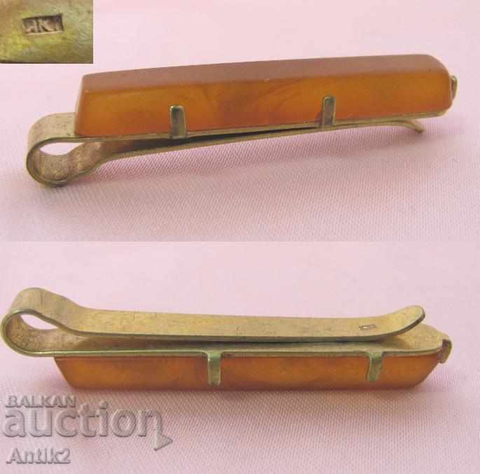 Old 2 Sets Men's Buttons and Tie Needle - 7