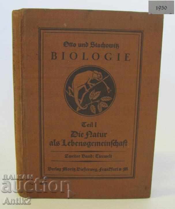 1930. Carte Biologie Germania