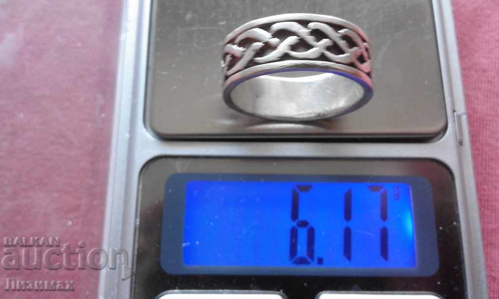 silver ring - unisex - beautiful, stylish, heavy - 2 with price 29.98 BGN | € 15.33 silver ring - unisex - beautiful, stylish, heavy - 2 with price 29.98 BGN | € 15.33