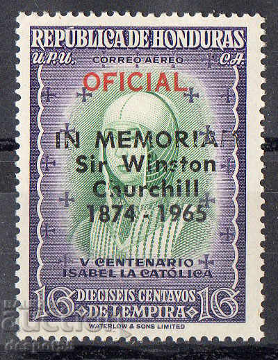 1966. Хондурас. В памет на сър Уинстън Чърчил 1874-1965.