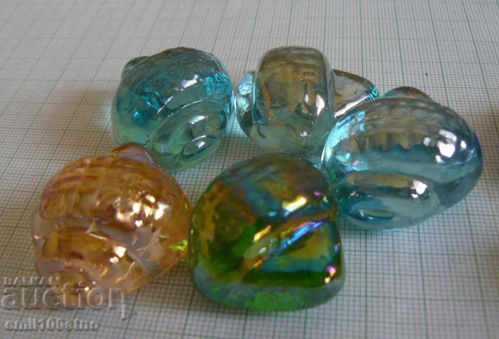 Small glass figurines 9 pieces with price 6.00 BGN | € 3.07 Small glass figurines 9 pieces with price 6.00 BGN | € 3.07