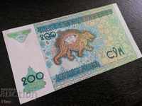 Банкнота - Узбекистан - 200 сум UNC | 1997г.