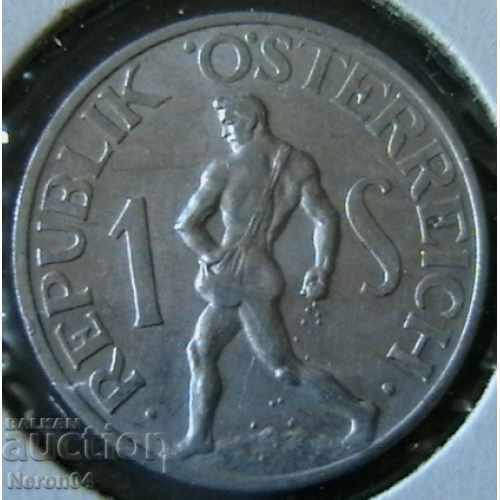 1 șiling 1957, Austria