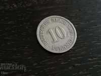 Райх монета - Германия - 10 пфенига | 1900г.; серия A