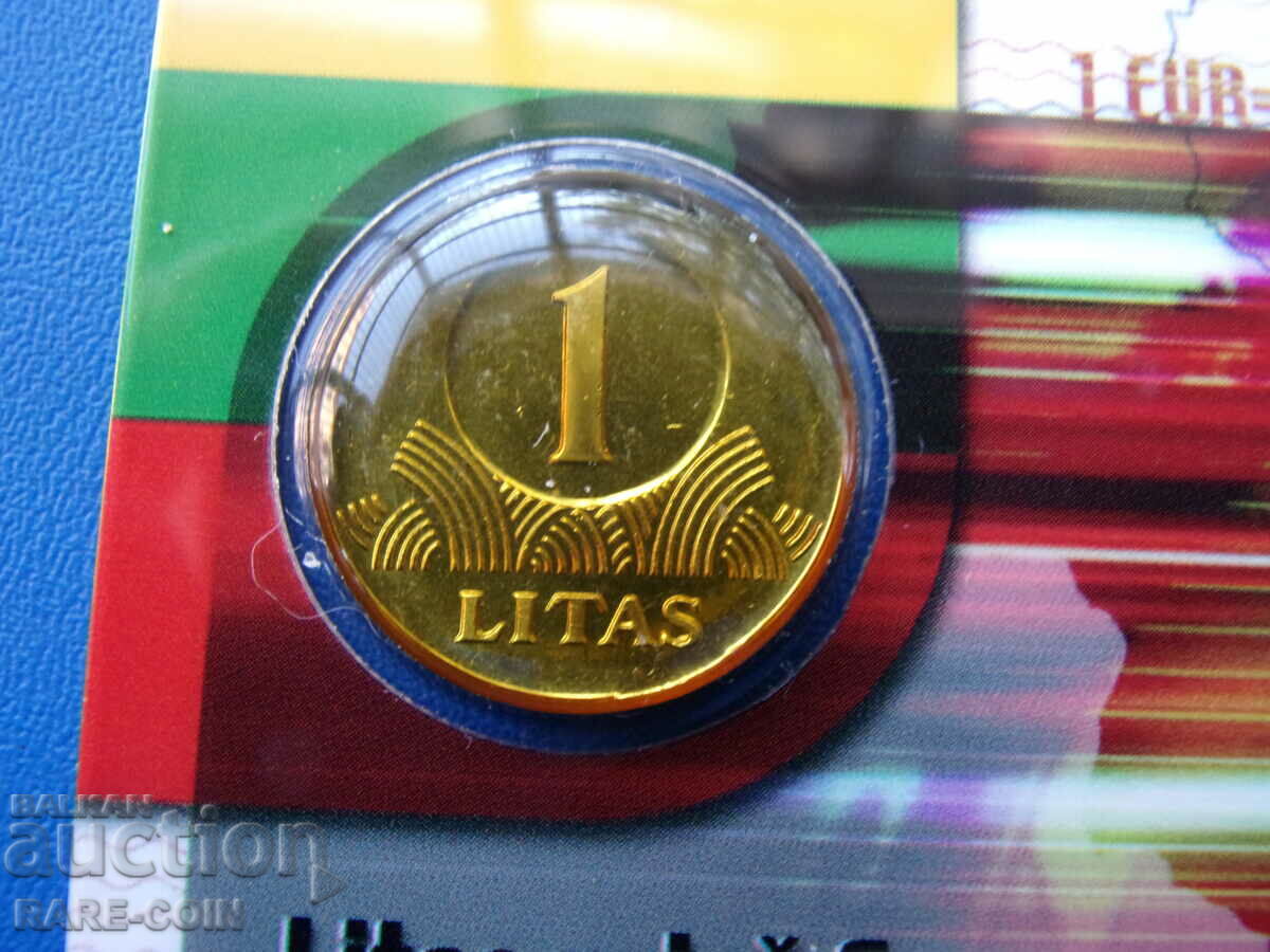 RS (11) Lithuania 1 Litas 2001 UNC with price € 5.11 | 9.99 BGN