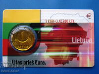 RS (11) Lithuania 1 Litas 2001 UNC