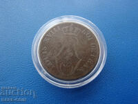 French Guiana Louis XVIII 10 Centimes 1818 Silver RR