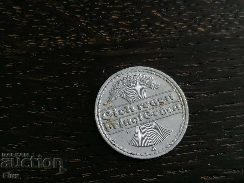 Moneda Reich - Germania - 50 pfenig | 1922. seria A cu preț 3.50 BGN | € 1.79 Moneda Reich - Germania - 50 pfenig | 1922. seria A cu preț 3.50 BGN | € 1.79