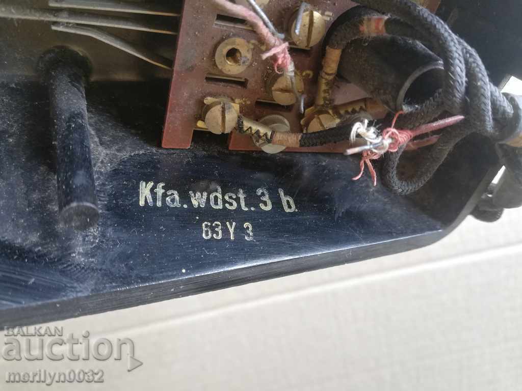 Delivery of Siemens Telephone 30 Years Third Reich Wehrmacht