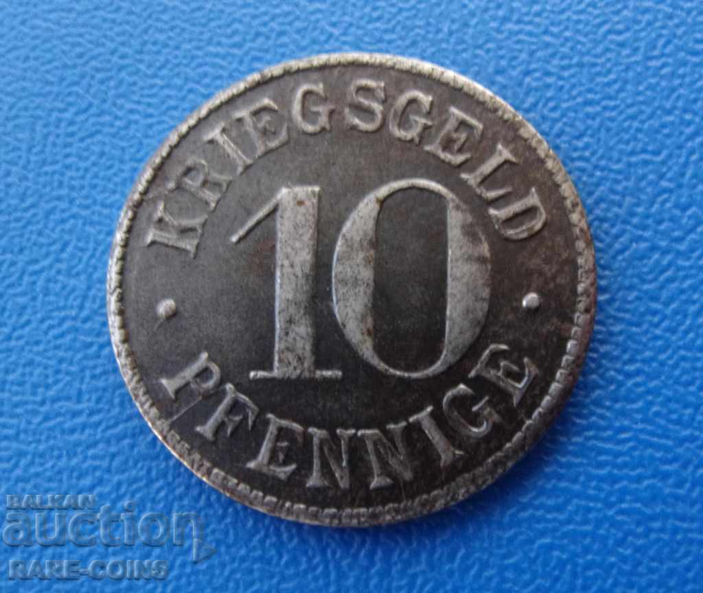 RS (12) Χαϊδελβέργη 10 Pfennig 1918 (NG 40)