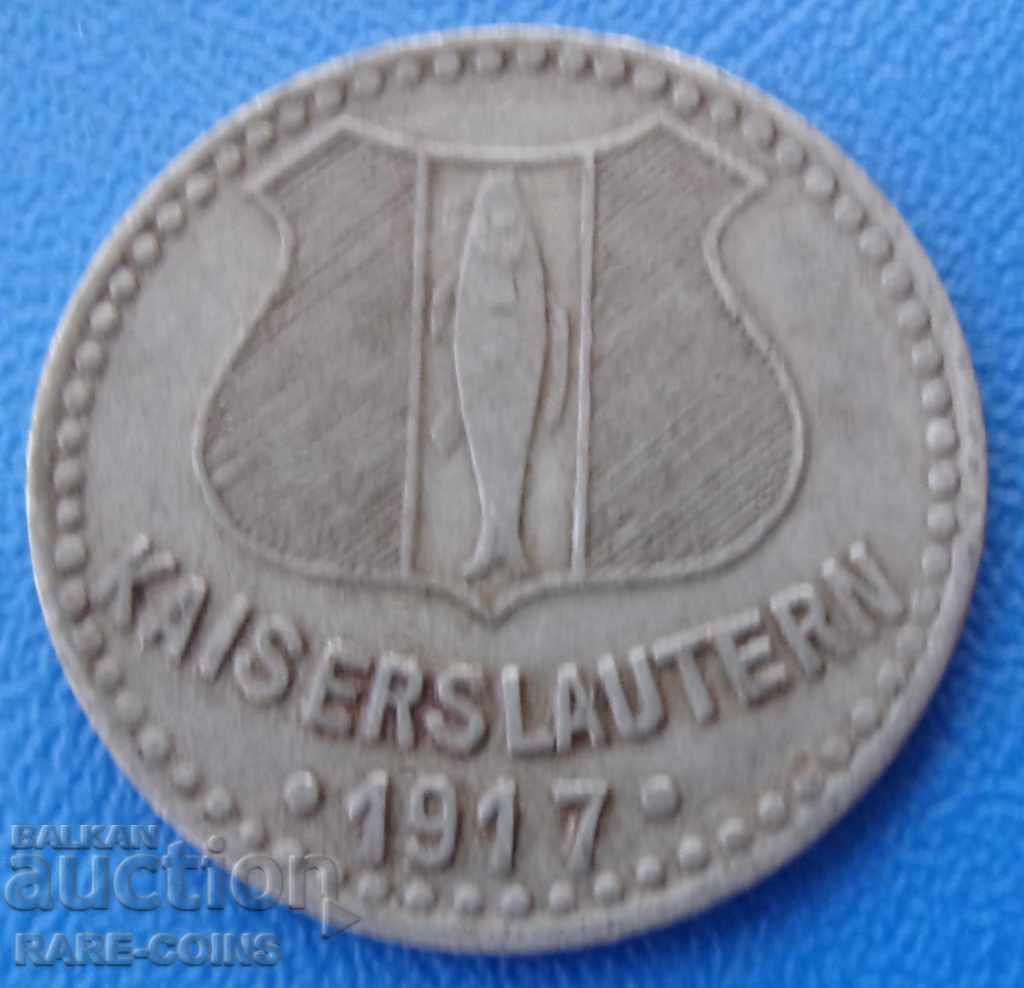 RS(12)  Kайзерслаутерн 50 Пфенниг 1917 (NG 67)