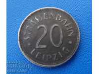 RS (12) Leipzig 20 Pfennig 1919 (NG 72)