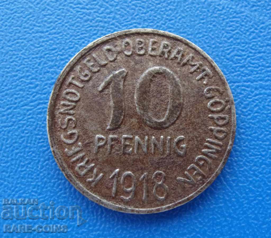 RS (12) Hopingen 10 Pfennig 1918 (NG 90)