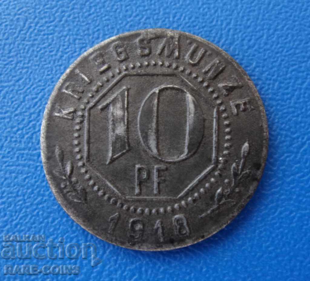 RS (12) Welzheim 10 Pfennig 1918 (NG 117)