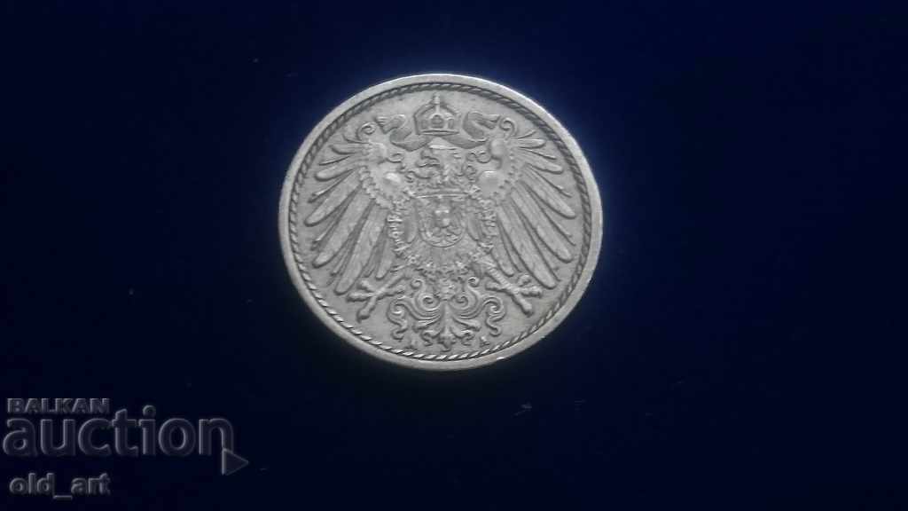 Auction Coin - Germany, 5 pfenning 1907 Auction Coin - Germany, 5 pfenning 1907