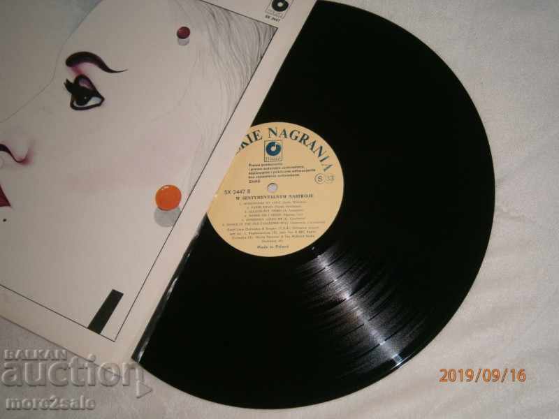 Auction  SENTIMENTAL MESSAGE - Big plate - MUZA SX 2447