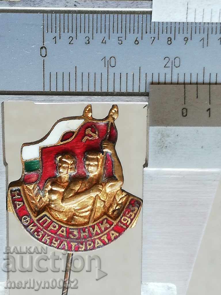 Delivery of Breastplate Physical Culture Celebration Medal Badge Delivery of Breastplate Physical Culture Celebration Medal Badge