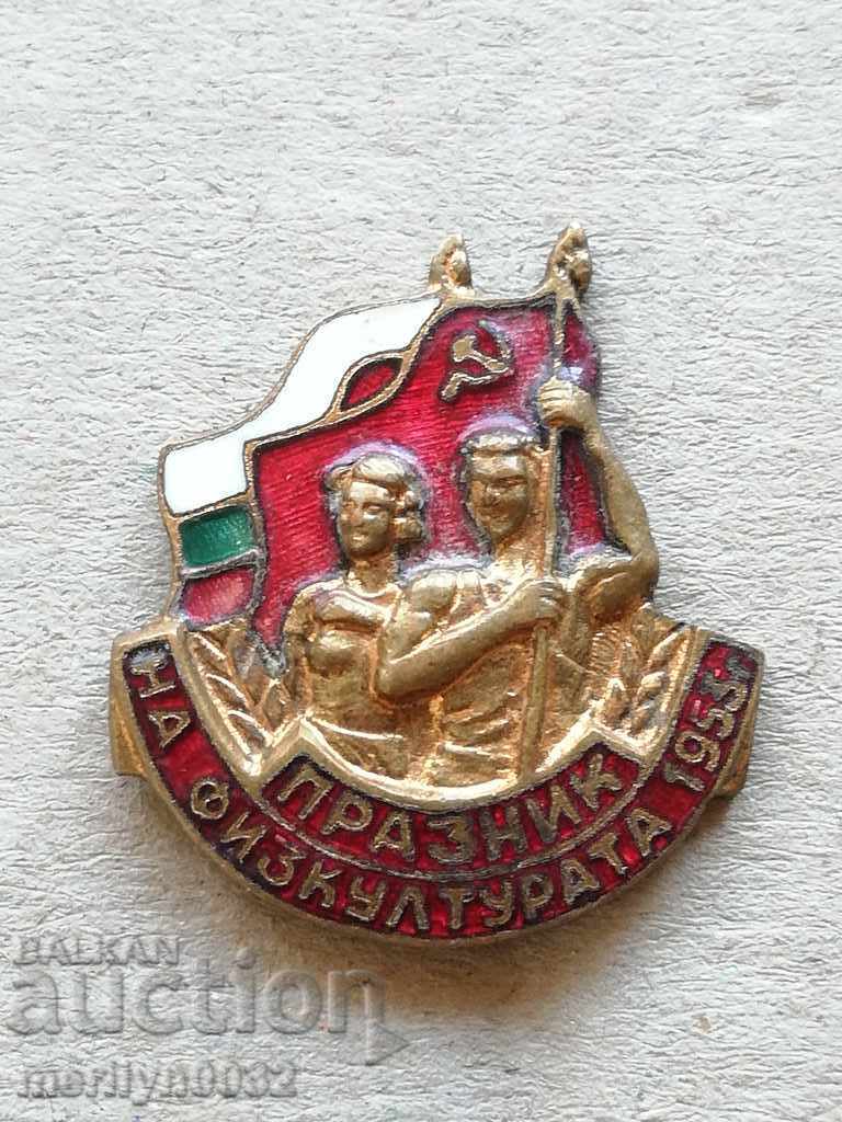 Insigna de medalii pentru celebrarea culturii fizice Breastplate