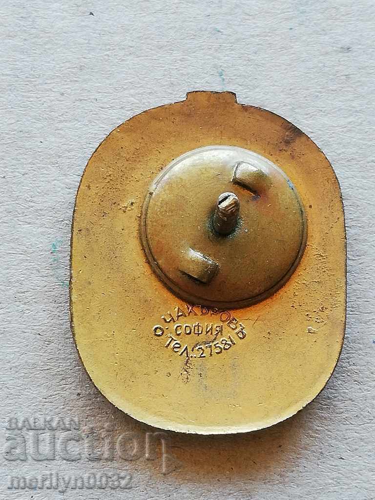 Badge 4th CONGRESS of Slavic Geographers BADGE with price 219.00 BGN | € 111.97