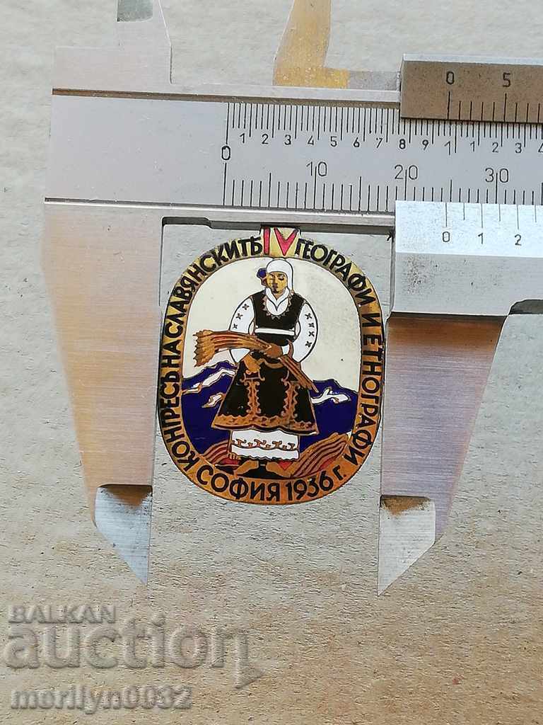 Badge 4th CONGRESS of Slavic Geographers BADGE - 5