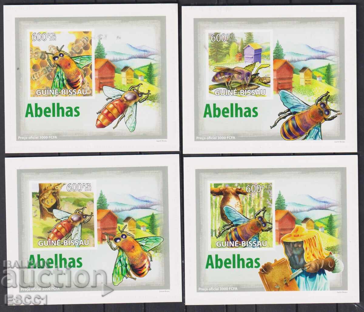 Clean Blocks Insects Bees 2009 from Guinea-Bissau Clean Blocks Insects Bees 2009 from Guinea-Bissau