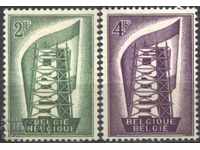 Чисти марки Европа СЕПТ 1956 от Белгия