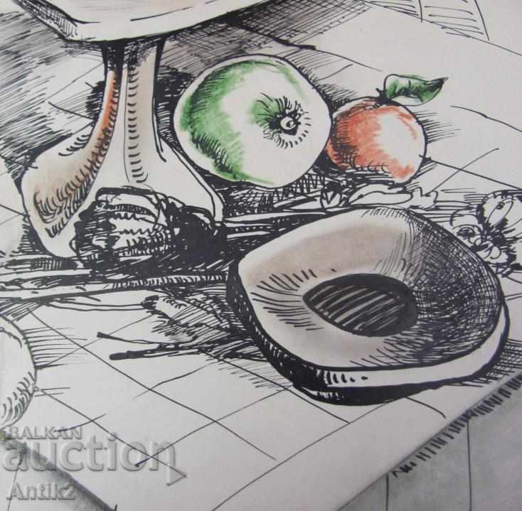 Auction Old Original Still Life Painting Auction Old Original Still Life Painting