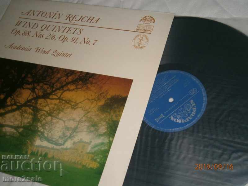 Auction ANTONIN REJCHA - BIG SIZE - SUPRAPHON - 1111 4114 Auction ANTONIN REJCHA - BIG SIZE - SUPRAPHON - 1111 4114