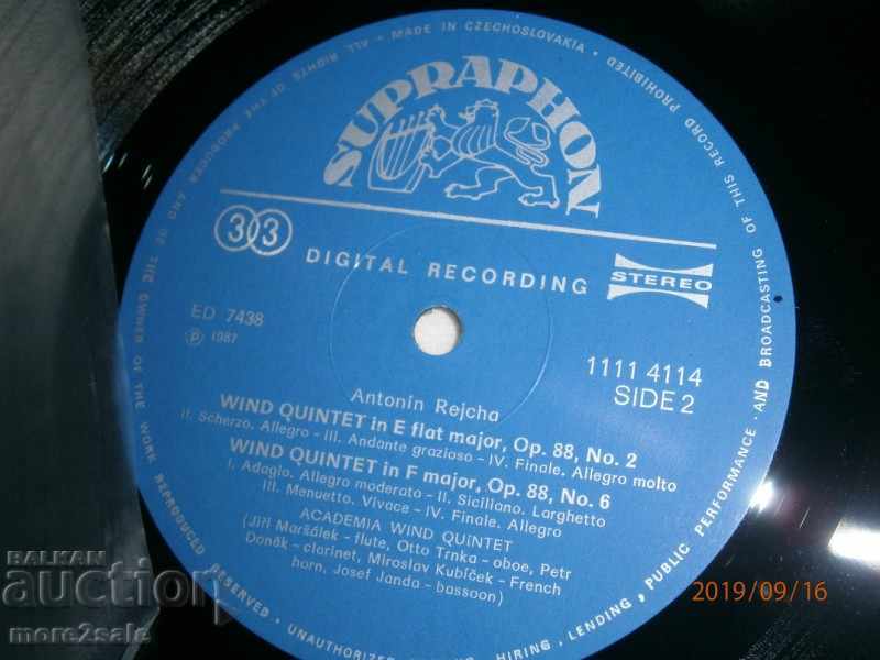 ANTONIN REJCHA - BIG SIZE - SUPRAPHON - 1111 4114 - 5 ANTONIN REJCHA - BIG SIZE - SUPRAPHON - 1111 4114 - 5