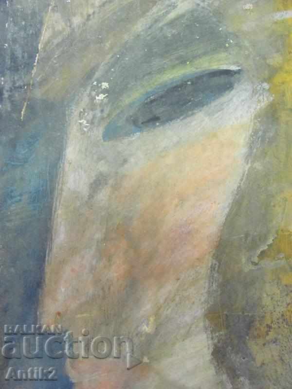 Delivery of 70s Original Painting Mixed Media