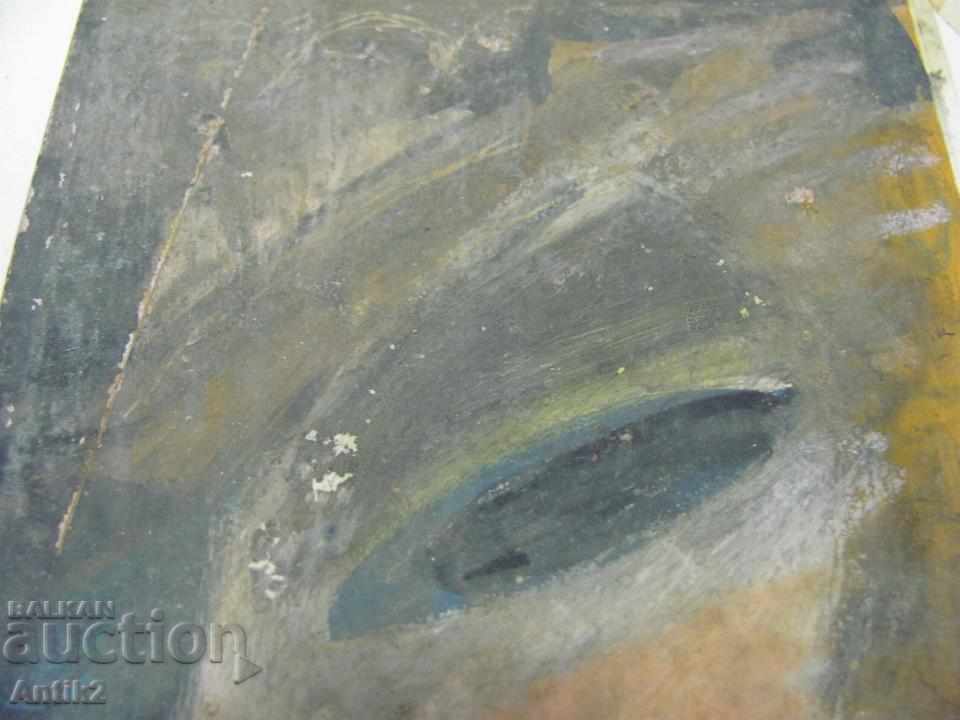 70s Original Painting Mixed Media - 5