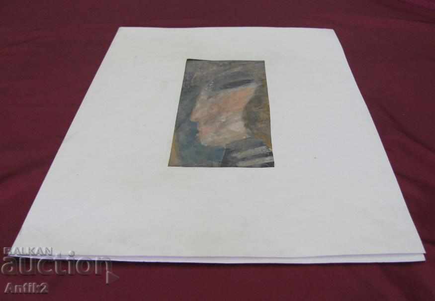 70s Original Painting Mixed Media - 6