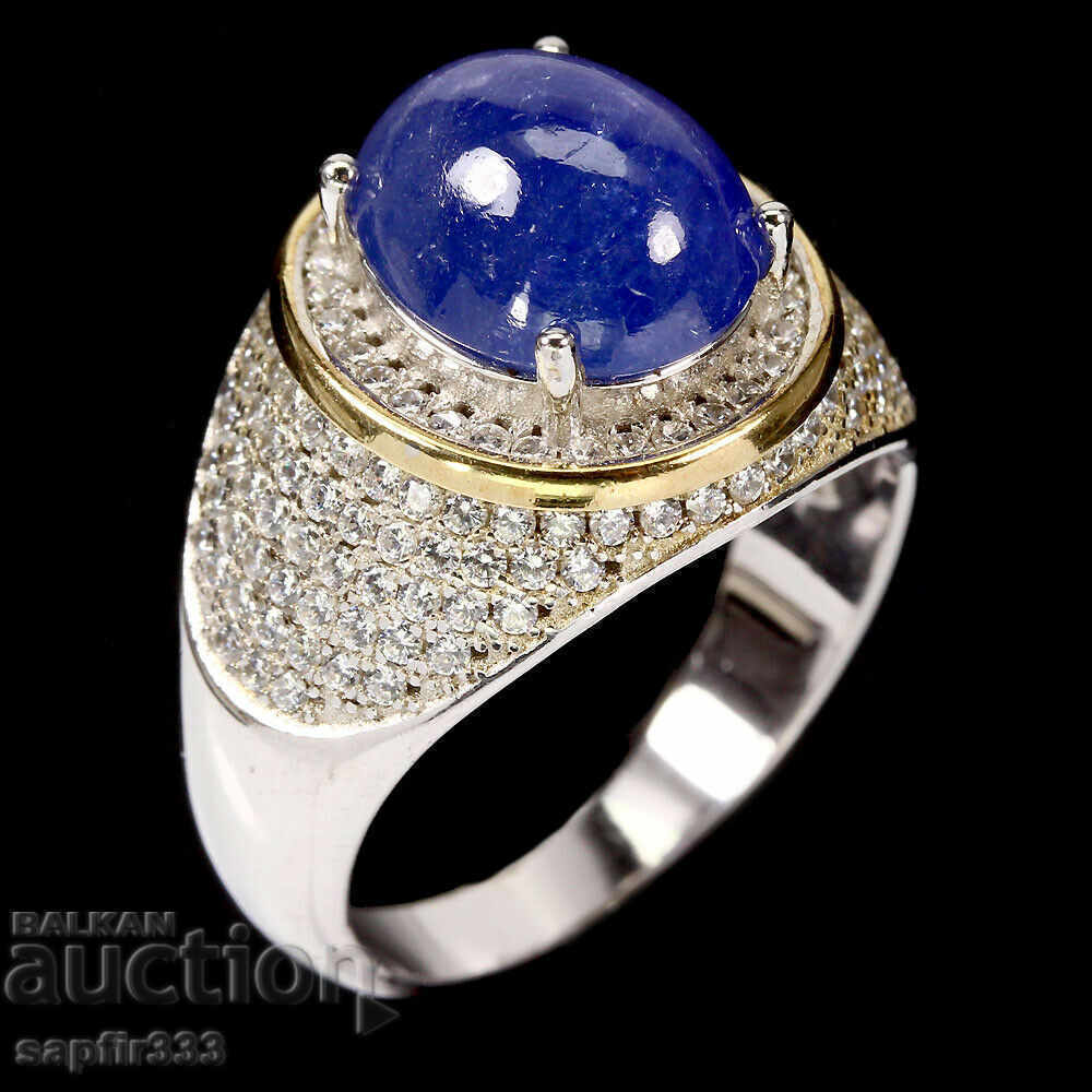 LUXURY MEN RING WITH TANZANITE with price 480.00 BGN | € 245.42 LUXURY MEN RING WITH TANZANITE with price 480.00 BGN | € 245.42