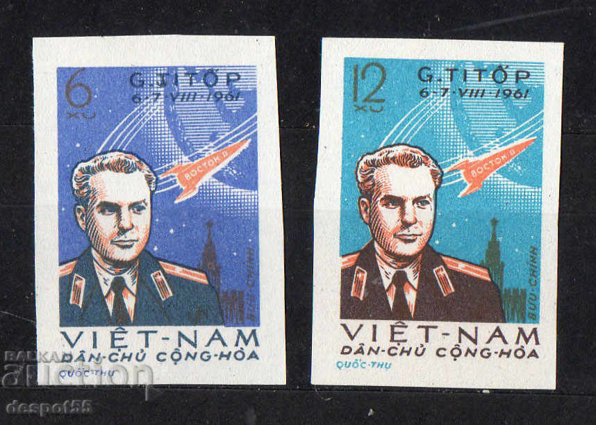 1961. Sev. Vietnam. Al doilea zbor spațial al lui Titov german.