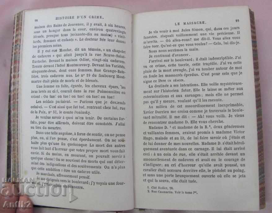 1878 Victor Hugo HISTOIRE DUN CRIME Paris - 7 1878 Victor Hugo HISTOIRE DUN CRIME Paris - 7