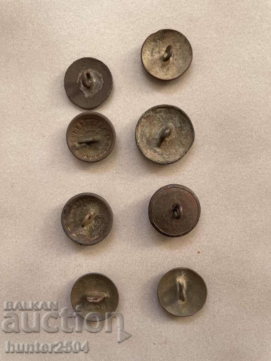 Auction LOT 7 military buttons from Turkish, Russian and Bulgarian in. unif. Auction LOT 7 military buttons from Turkish, Russian and Bulgarian in. unif.