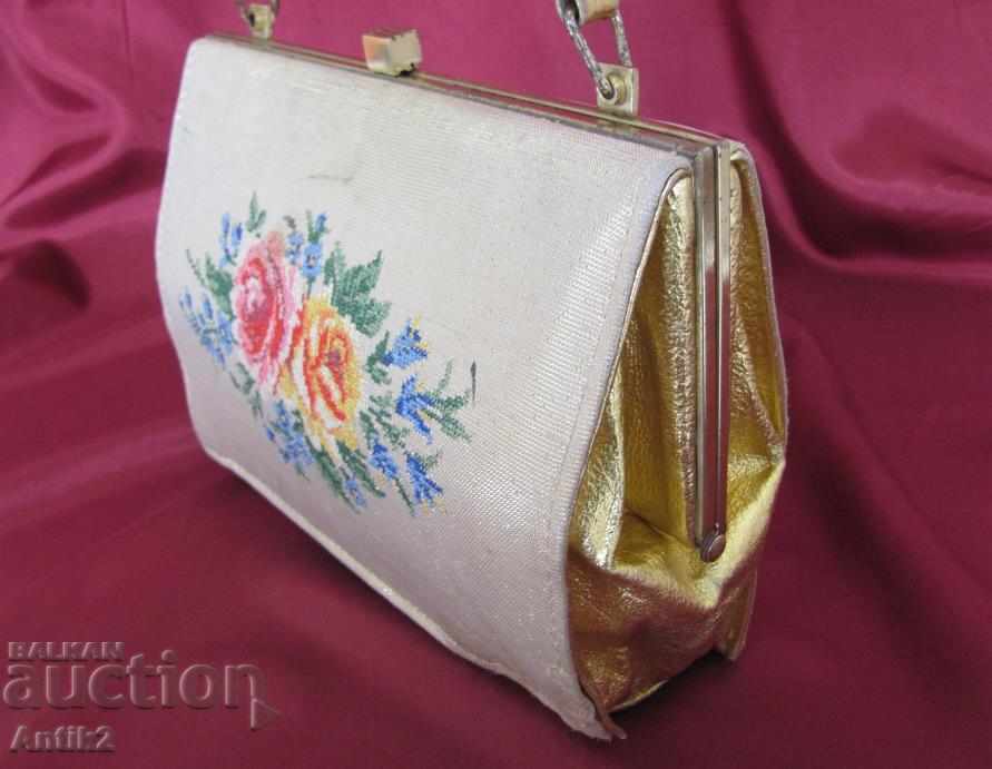 30-те Антикварна Дамска Чанта - 6 30-те Антикварна Дамска Чанта - 6