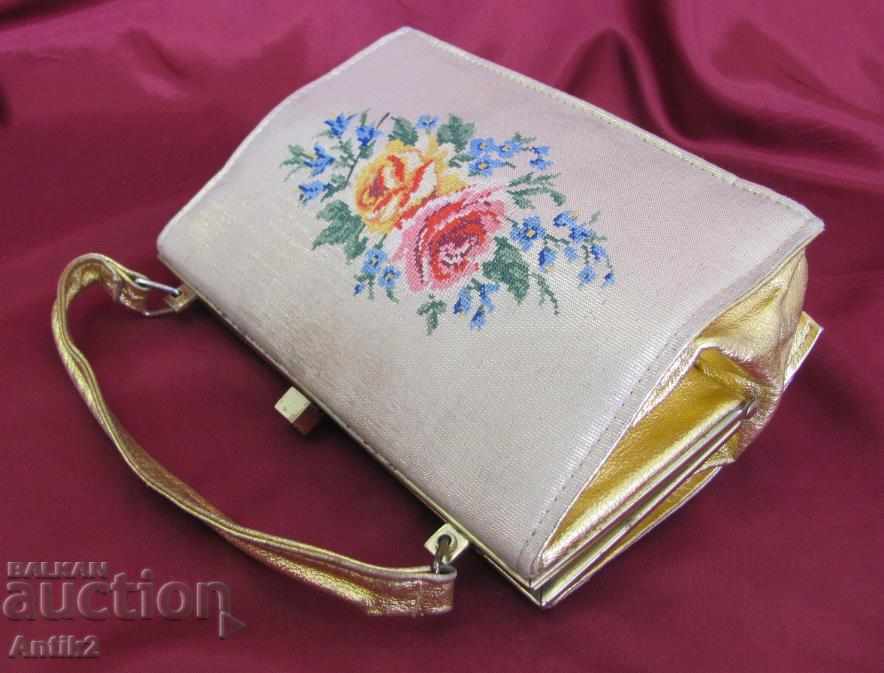 30-те Антикварна Дамска Чанта - 7 30-те Антикварна Дамска Чанта - 7