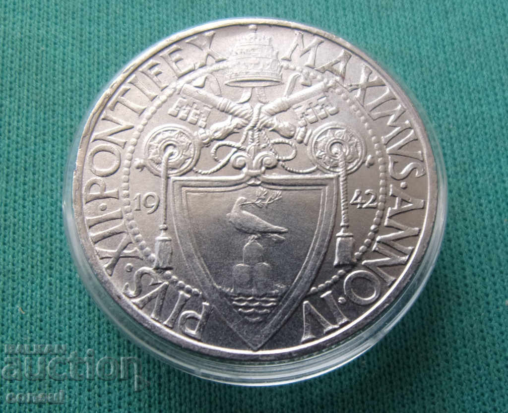 Ватикана  50  Чентесими  1942  UNC с цена € 15.34 | 30.00 лв.