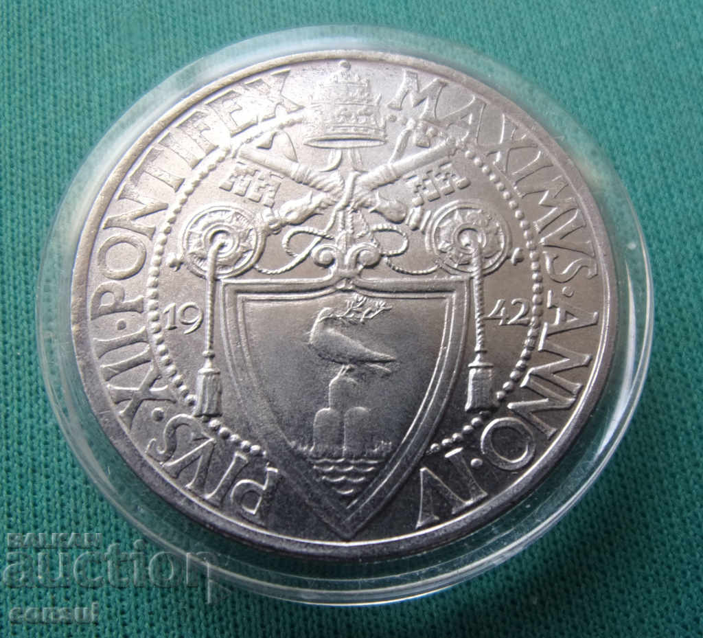 Ватикана  1  Лира  1942  UNC с цена € 17.90 | 35.01 лв.