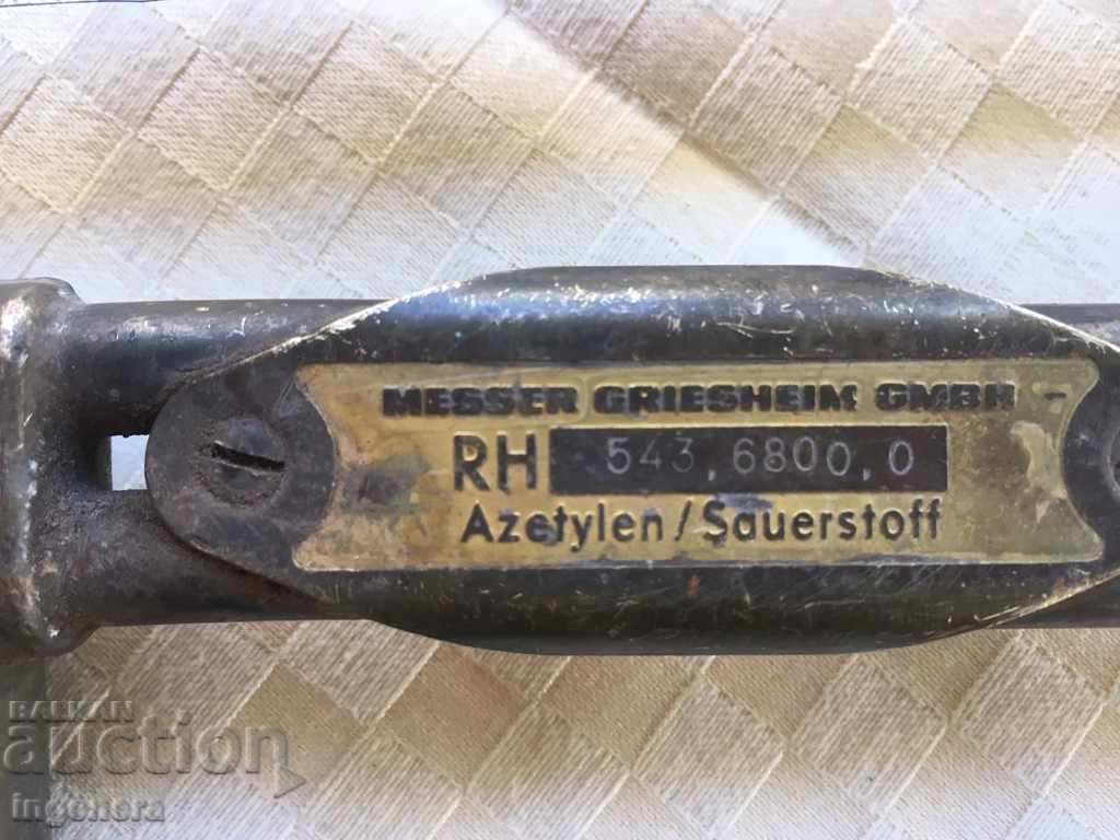 CUTTING MESSING ACETYLENE GAS GERMANY with price 35.00 BGN | € 17.90 CUTTING MESSING ACETYLENE GAS GERMANY with price 35.00 BGN | € 17.90