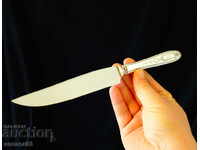 Επίχρυσο αγγλικό μαχαίρι με αρχικά, στολίδια.