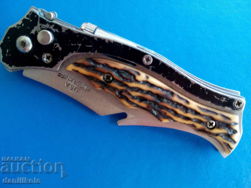 Auction * $ * Y * $ * AUTOMATIC Folding Knife "USA SUPER KNIFE" * $ * Y * $ * Auction * $ * Y * $ * AUTOMATIC Folding Knife "USA SUPER KNIFE" * $ * Y * $ *