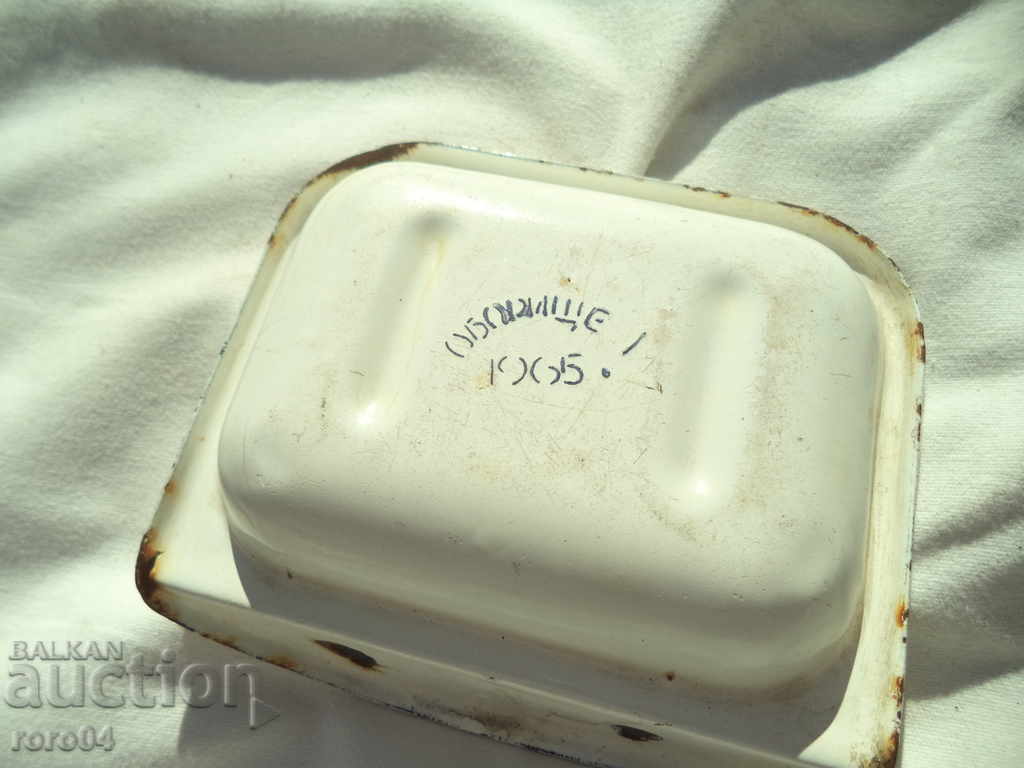ENAMELED SOAPONER - OBORISHE - SAMPLE - 1965 - 6 ENAMELED SOAPONER - OBORISHE - SAMPLE - 1965 - 6