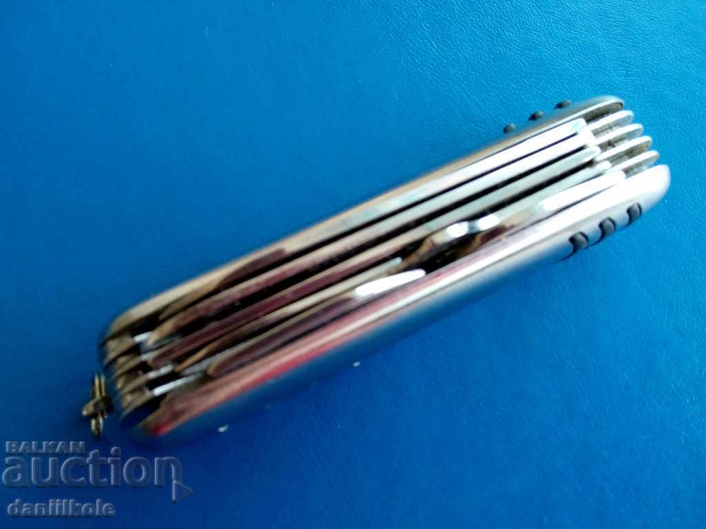 Auction  * $ * Y * $ * MULTIFUNCTION POCKET Knife "SILVER" 11 COVER * $ * Y * $ *