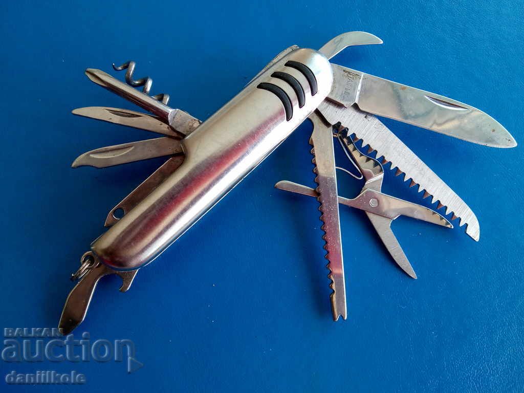 Delivery of * $ * Y * $ * MULTIFUNCTION POCKET Knife "SILVER" 11 COVER * $ * Y * $ *