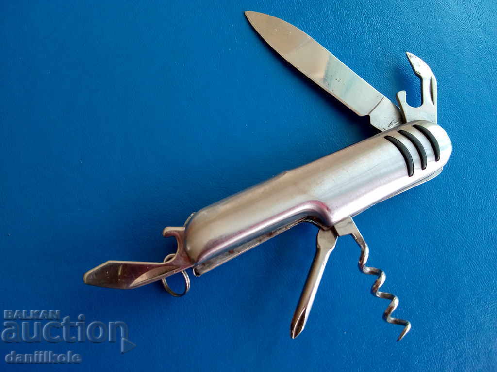 Delivery of * $ * Y * $ * MULTIFUNCTION POCKET Knife "SILVER" 5 COVER * $ * Y * $ *